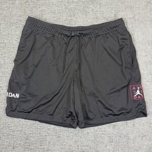 Air Jordan AJ5 Mesh Shorts‎ Mens XXL Black Basketball Jumpman Retro 5 DD5274-010